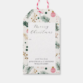 Botanische Gewohnheit Geschenkanhänger
