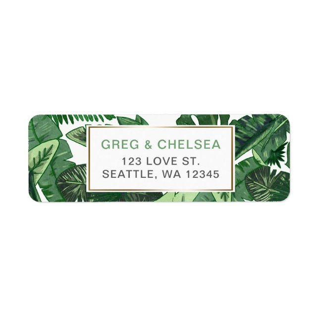 Botanische Grünhochzeit des tropischen Geländes (Vorne)