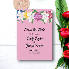 Botanische Grünpflanzen Rosen Blütenrosen Hochzeit Save The Date