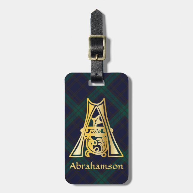 Botanische Hauptstadt A Gepäckanhänger (Vorderseite vertikal)