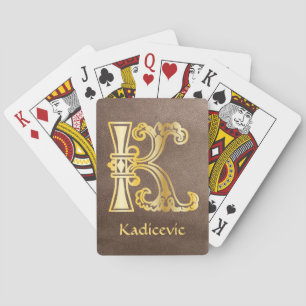 Botanische Hauptstadt des Mittelalters K Spielkarten