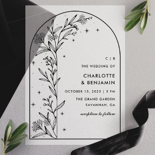 Botanische Hochzeit der Black Starry Celestial Arc