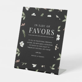 Botanische Hochzeit der Schwarzen Flora in Leichti Sockelschild