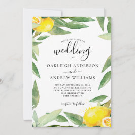 Botanische Hochzeit der Wasserfarbe Einladung
