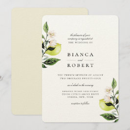 Botanische Hochzeit Einladung