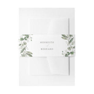 Botanische Hochzeit Einladungsbanderole