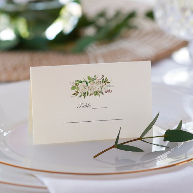 Botanische Hochzeit im antiken Garten Visitenkarten (Von Creator hochgeladen)