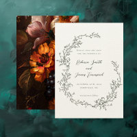 Botanische Hochzeit im Herbst Kunsthandwerk