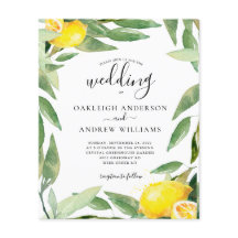 Botanische Hochzeit mit Wasserfarbe