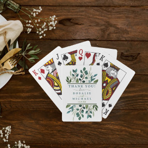 Botanische Hochzeit Spielkarten