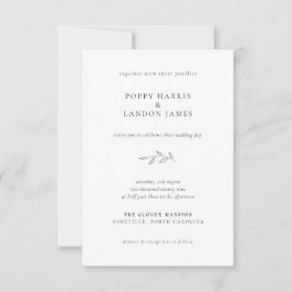 Botanische Hochzeitseinladung Einladung