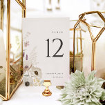 Botanische Hochzeitskarte Tischnummer<br><div class="desc">Diese Botanische Hochzeitskarte aus der Grayson Collection verfügt über handgezeichnet Blumen in Elfenbein-,  Salbei- und Goldtönen. Personalisieren Sie es einfach und schnell mit Ihren Daten. Klicken Sie einfach auf den Button "Anpassen",  um Stil und Position des Textes zu verändern und zu formatieren.</div>