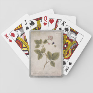 Botanische Illustration Playing Cards - BlackBerry Spielkarten