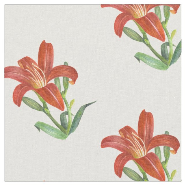 Botanische Illustration Stoff (Nahaufnahme)