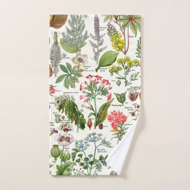 Botanische Illustrationen Handtuch (Handtuch)
