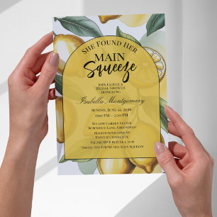 Botanische Illustrations-Hochzeitsdusche Main Sque Einladung
