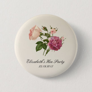 Botanische Junggeselinnen-Abschieds-mit Button