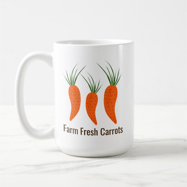 Botanische Karotten-Sammlung  Kaffeetasse (Links)