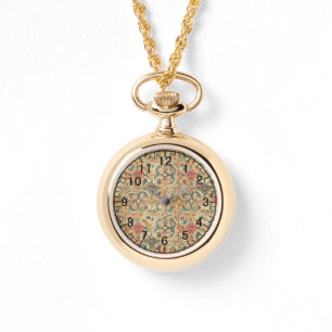 Botanische Ketten des Goldenen Zeitalters Armbanduhr