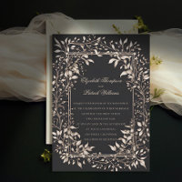 Botanische klassische Moody Forest-Hochzeit