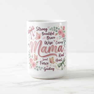 Botanische Kokette Muttertag/Mama Kaffeetasse