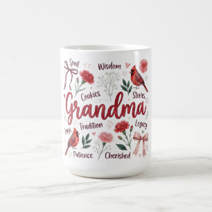 Botanische Kokette Muttertag/Oma Kaffeetasse