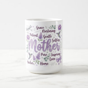 Botanische Kokette Muttertag/Pflegemutter Kaffeetasse