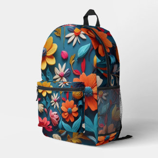 Botanische Kunst Bedruckter Rucksack