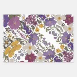 Botanische Kunst Geschenkpapier Set