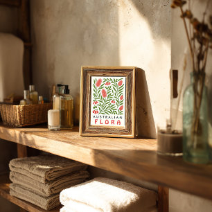 Botanische Kunst in Australien   Native Wild Poster