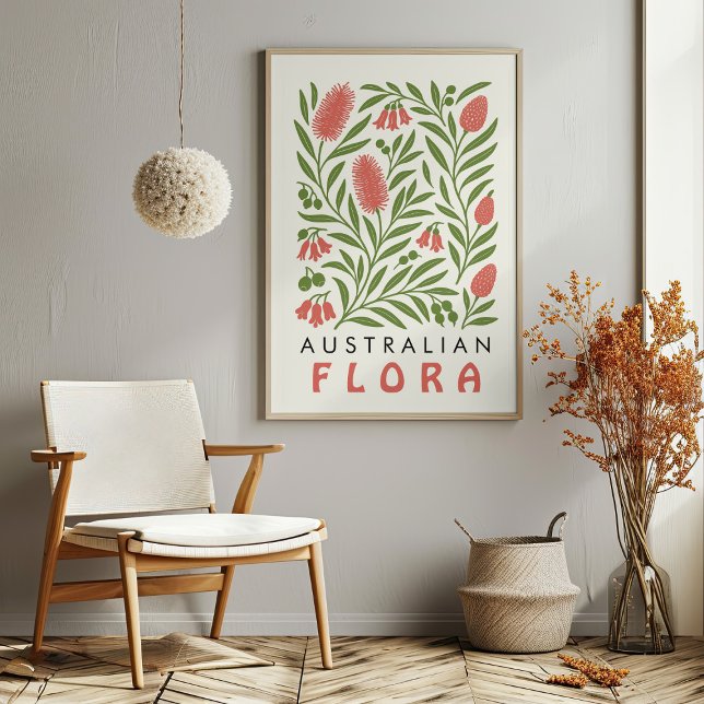 Botanische Kunst in Australien | Native Wild Poster (Von Creator hochgeladen)