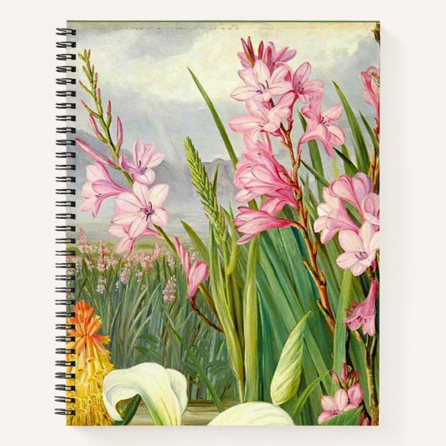 Botanische Kunst: Schönheiten des Sumpfes Notizbuch (Vorderseite)