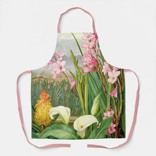 Botanische Kunst: Schönheiten des Sumpfes Schürze (Vorderseite)