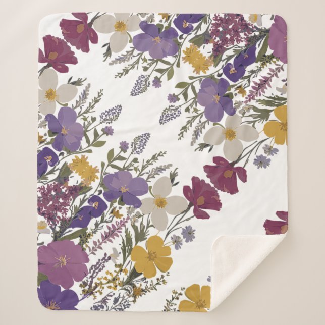 Botanische Kunst Sherpadecke (Vorderseite)