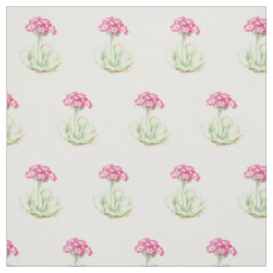 Botanische Kunststoffe in Primrose Aquarellfarbe Stoff