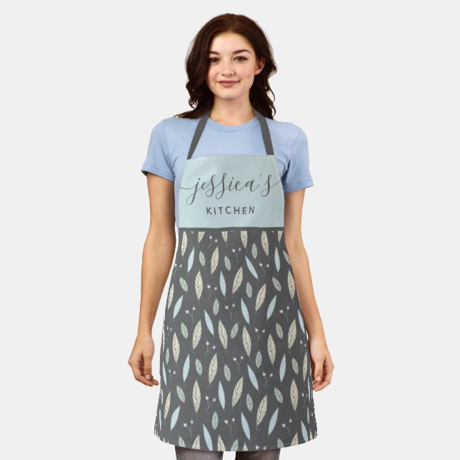 Botanische Leaf-Schürze Schürze (Getragen)
