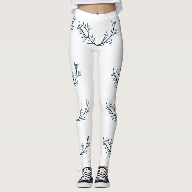 Botanische Leggings (Vorderseite)