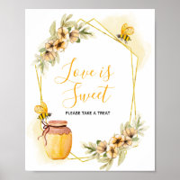 Botanische Liebe der Biene ist ein Sweet Sign