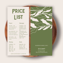 Botanische Liste moderner Preise