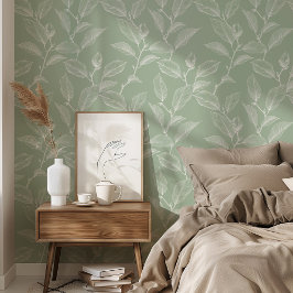 Botanische Minimalistische Seite Tapete