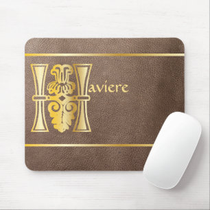 Botanische mittelalterliche Dekorative Hauptstadt  Mousepad