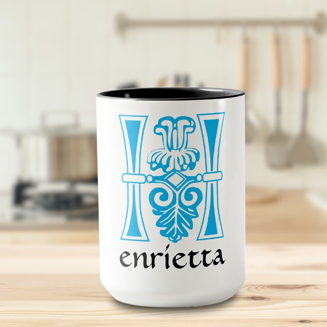 Botanische mittelalterliche Dekorative Hauptstadt  Tasse (Von Creator hochgeladen)