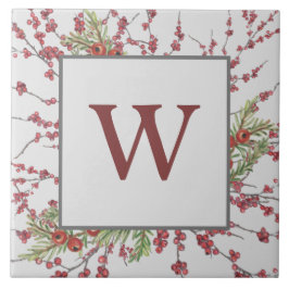 Botanische Monogram Fliese