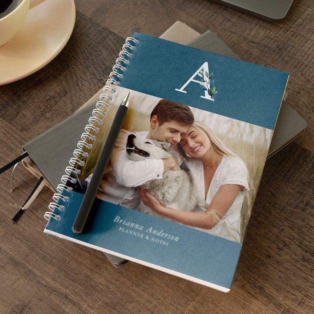 Botanische Monogrammgalerie von 4 Fotos Notizbuch (Von Creator hochgeladen)