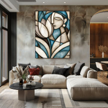 Botanische Muse Neo-Shippō Geometrische Kunst