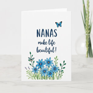 Botanische Nanas Grußkarte Karte