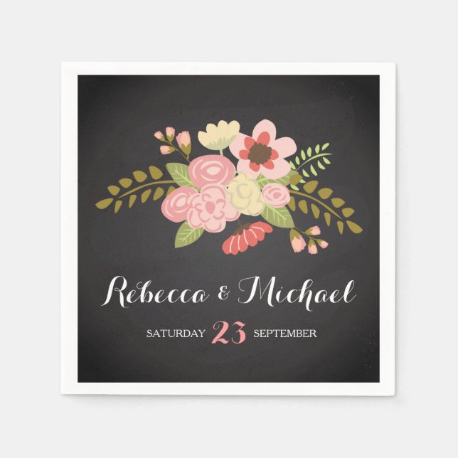 Botanische Napkins Serviette (Vorderseite)