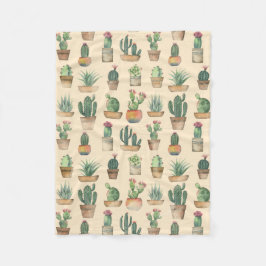 Botanische Natur Fleecedecke