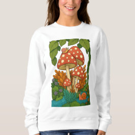 Botanische Naturkunst Sweatshirt