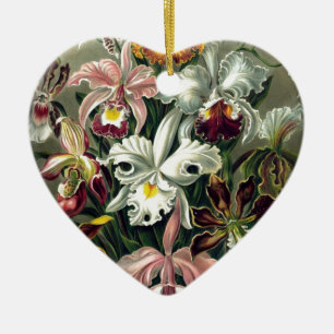 Botanische Orchid-Print Keramikornament